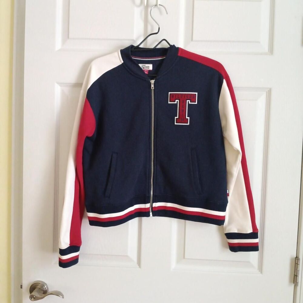 Tommy Hilfiger Varsity Fleece Zip Up Jacket